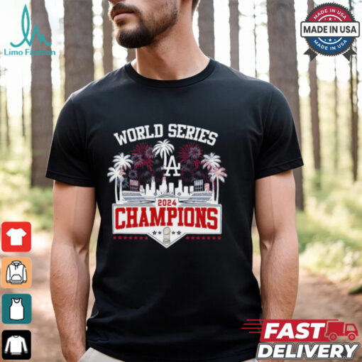 Los Angeles Dodgers 2024 Champions World Series Celebration With Fan Shirt