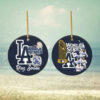 Los Angeles Dodgers Baseball World Series Ornament, Christmas Ornament