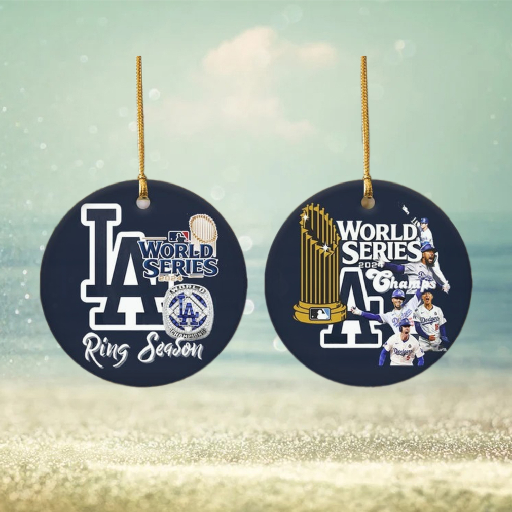 Los Angeles Dodgers Baseball World Series Ornament, Christmas Ornament Los Angeles Dodgers Baseball World Series Ornament, Christmas Ornament