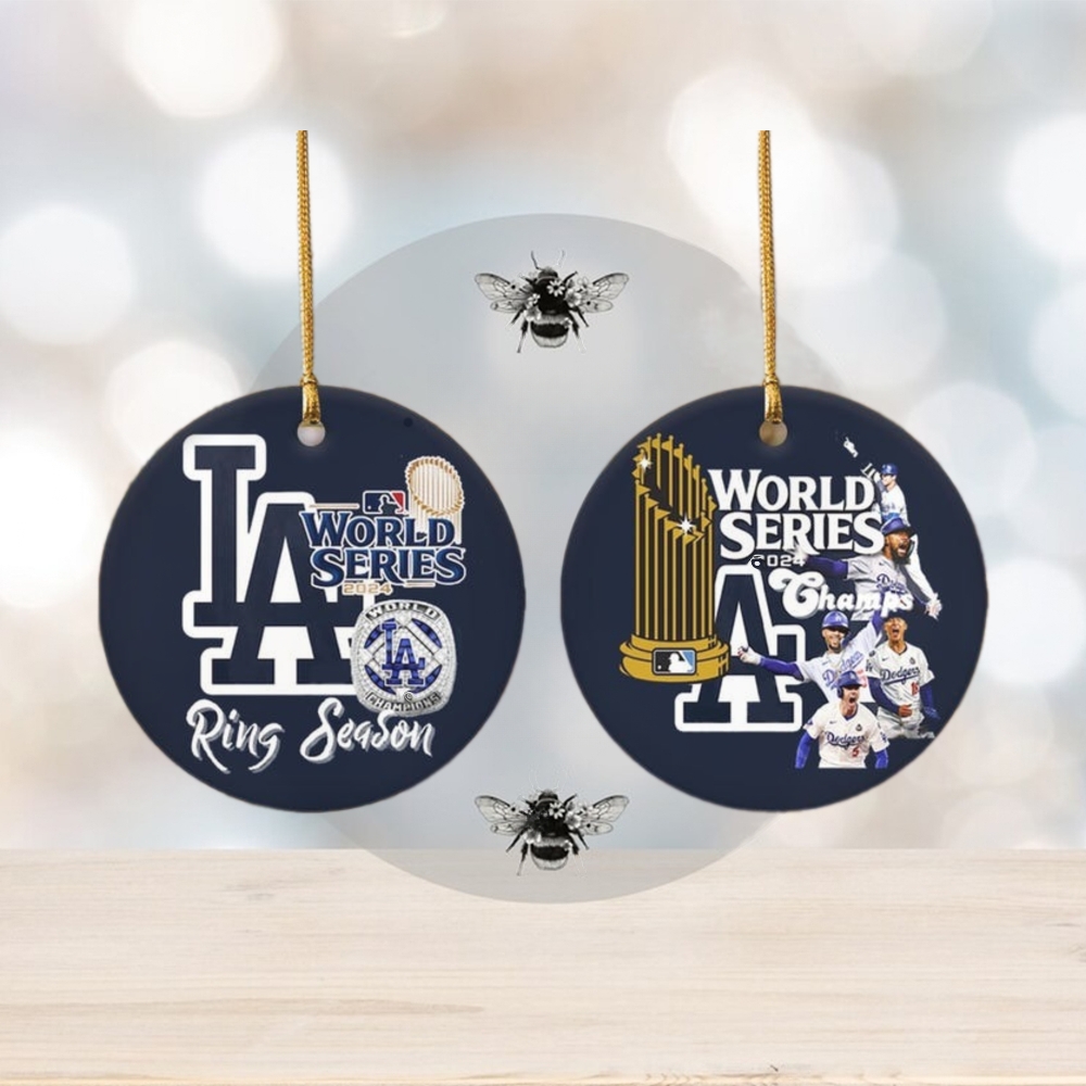 Los Angeles Dodgers Baseball World Series Ornament, Christmas Ornament Los Angeles Dodgers Baseball World Series Ornament, Christmas Ornament