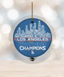 Los Angeles Dodgers Baseball World Series Ornament