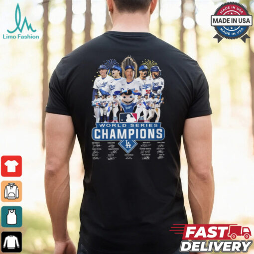 Los Angeles Dodgers World Series Champions 2024 Champs Memories T Shirt