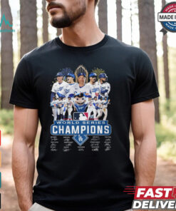 Los Angeles Dodgers World Series Champions 2024 Champs Memories T Shirt