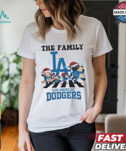 Los Angeles Dodgers X Family Bluey Merry Christmas 2024 Shirt