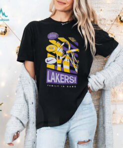 Los Angeles Lakers Family In Game Nike T Shirts