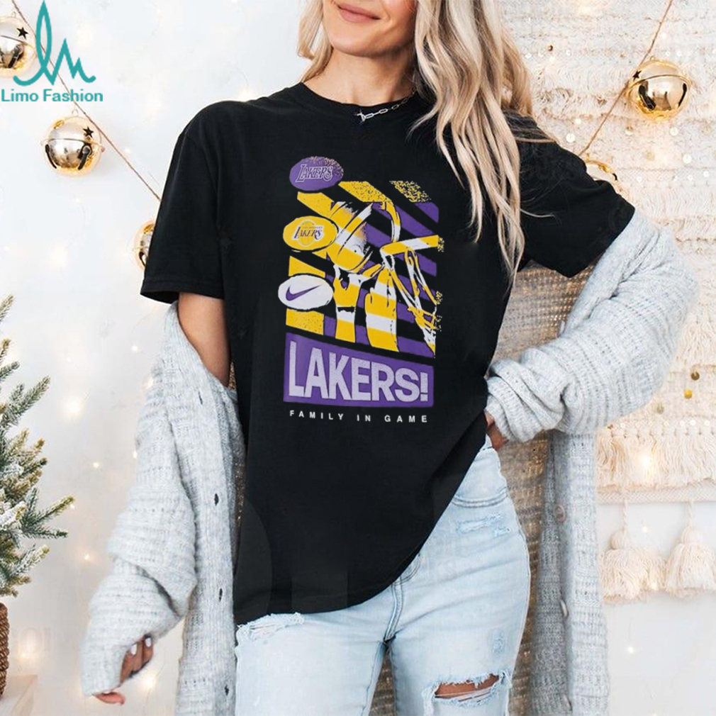 Los Angeles Lakers Family In Game Nike T Shirts Los Angeles Lakers Family In Game Nike T Shirts