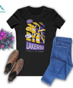 Los Angeles Lakers Family In Game Nike T Shirts