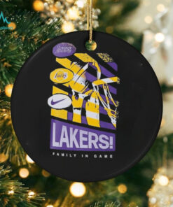 Los Angeles Lakers Family In Game Nike T Shirts
