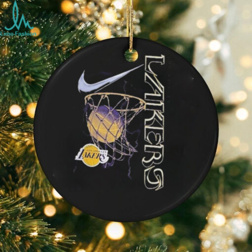 Los Angeles Lakers Nike Courtside Logo Max 90 II T Shirts