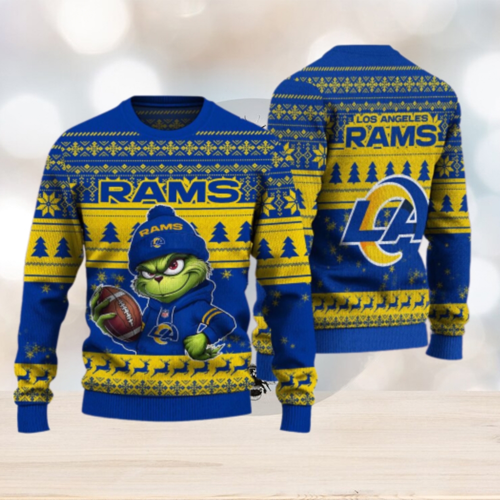 Los Angeles Rams The Grinch Ugly Christmas Sweater NFL Xmas Gift Los Angeles Rams The Grinch Ugly Christmas Sweater NFL Xmas Gift