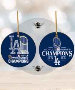 Los Angeles World Series Champions 2024 Baseball Ornaments for Christmas Tree Los Angeles Baseball World Series