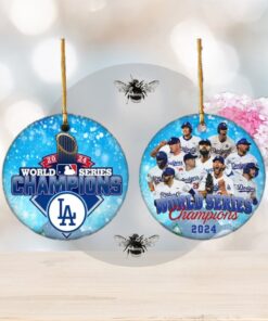 Los Angeles World Series Champions 2024 Baseball Ornaments