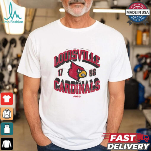 Louisville Cardinals Court Arched Wordmark T Shirt