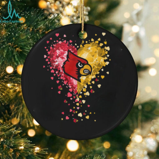 Louisville Cardinals Crystal Heart Shirt