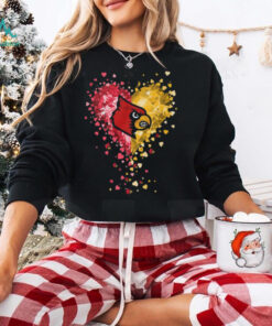 Louisville Cardinals Crystal Heart Shirt