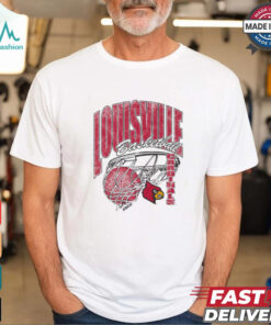 Louisville Cardinals Script Swish T Shirt