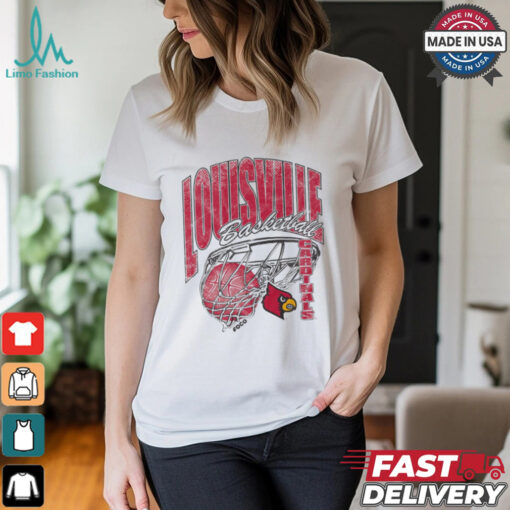 Louisville Cardinals Script Swish T Shirt