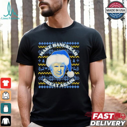 Make Hanukkah Great Again Trump Santa Shirt