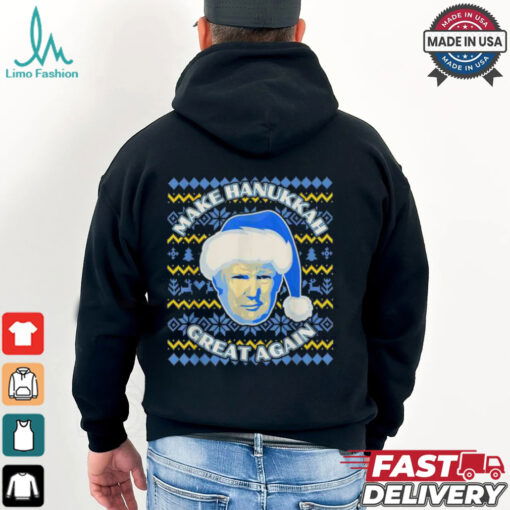 Make Hanukkah Great Again Trump Santa Shirt