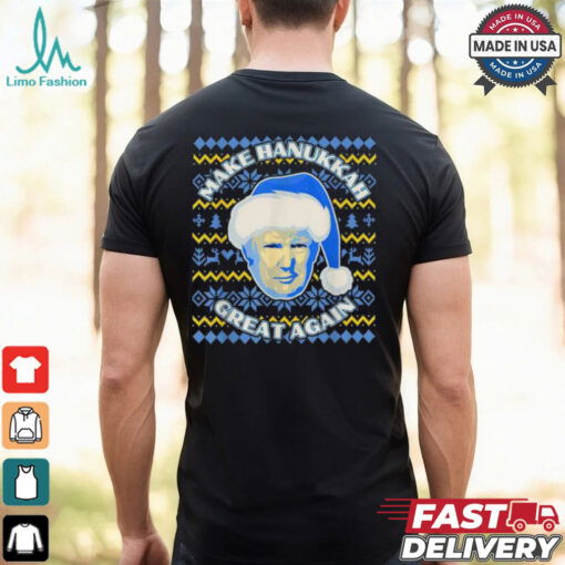 Make Hanukkah Great Again Trump Santa Shirt