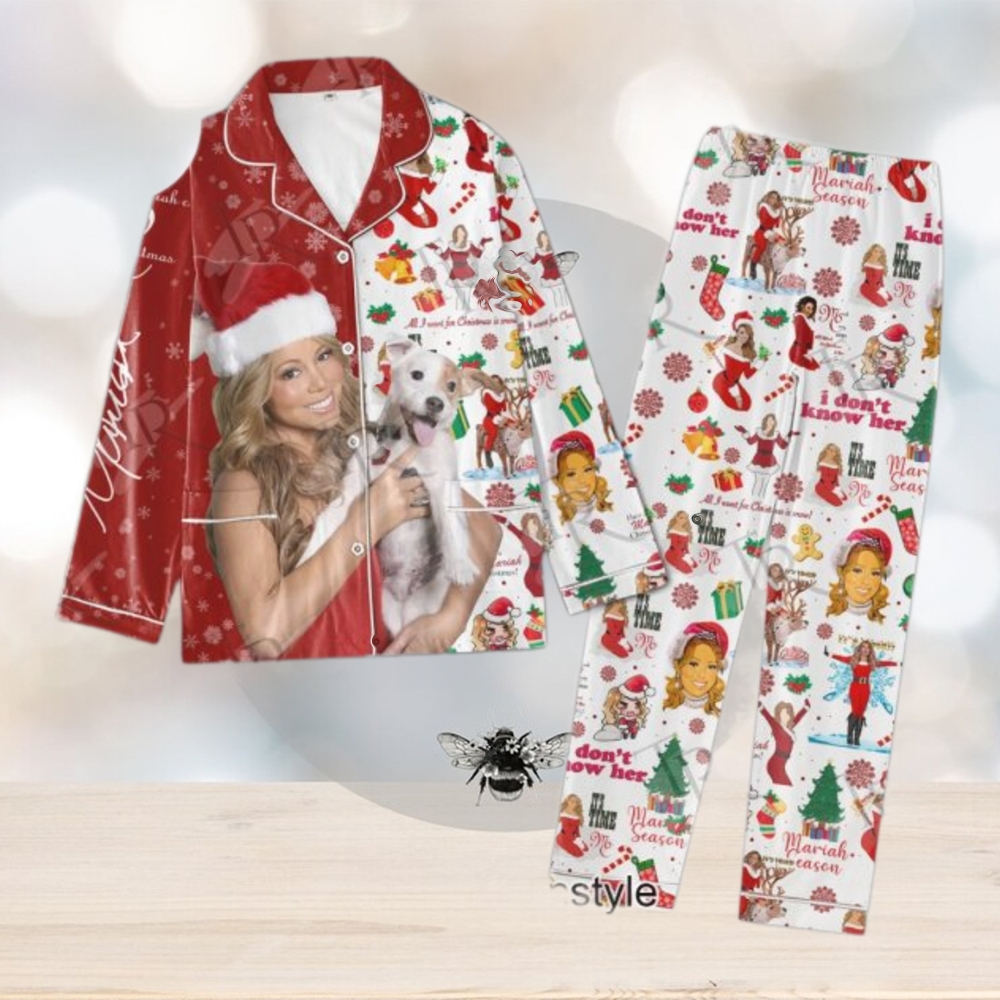 Mariah Season Merry Christmas Pajamas Set Mariah Season Merry Christmas Pajamas Set