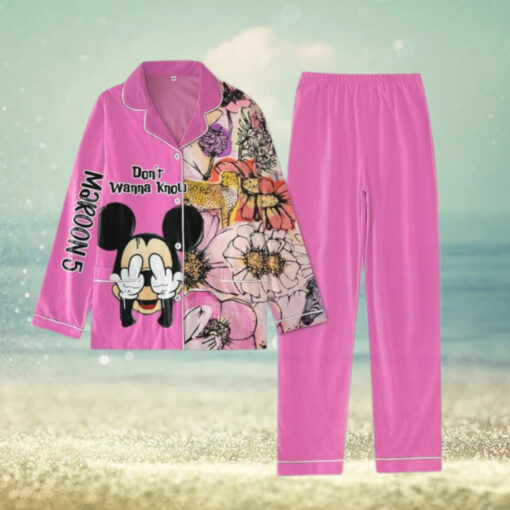 Maroon 5 Don’t Wanna Know Button Pajamas Set