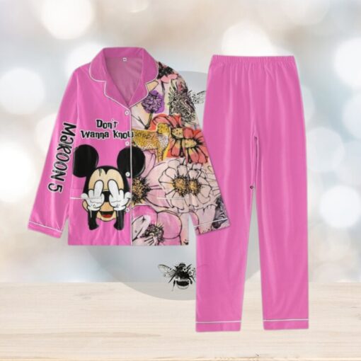 Maroon 5 Don’t Wanna Know Button Pajamas Set