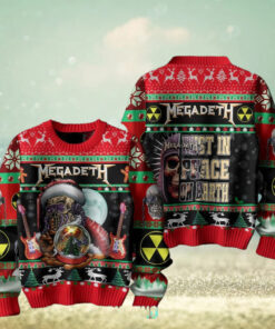 Megadeth Thrash Mental Band 2024 Ugly Christmas Sweater