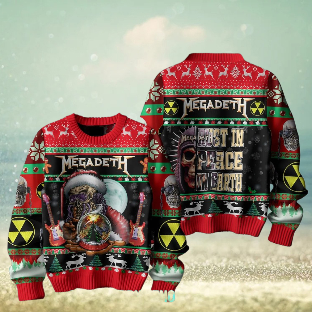 Megadeth Thrash Mental Band 2024 Ugly Christmas Sweater Megadeth Thrash Mental Band 2024 Ugly Christmas Sweater