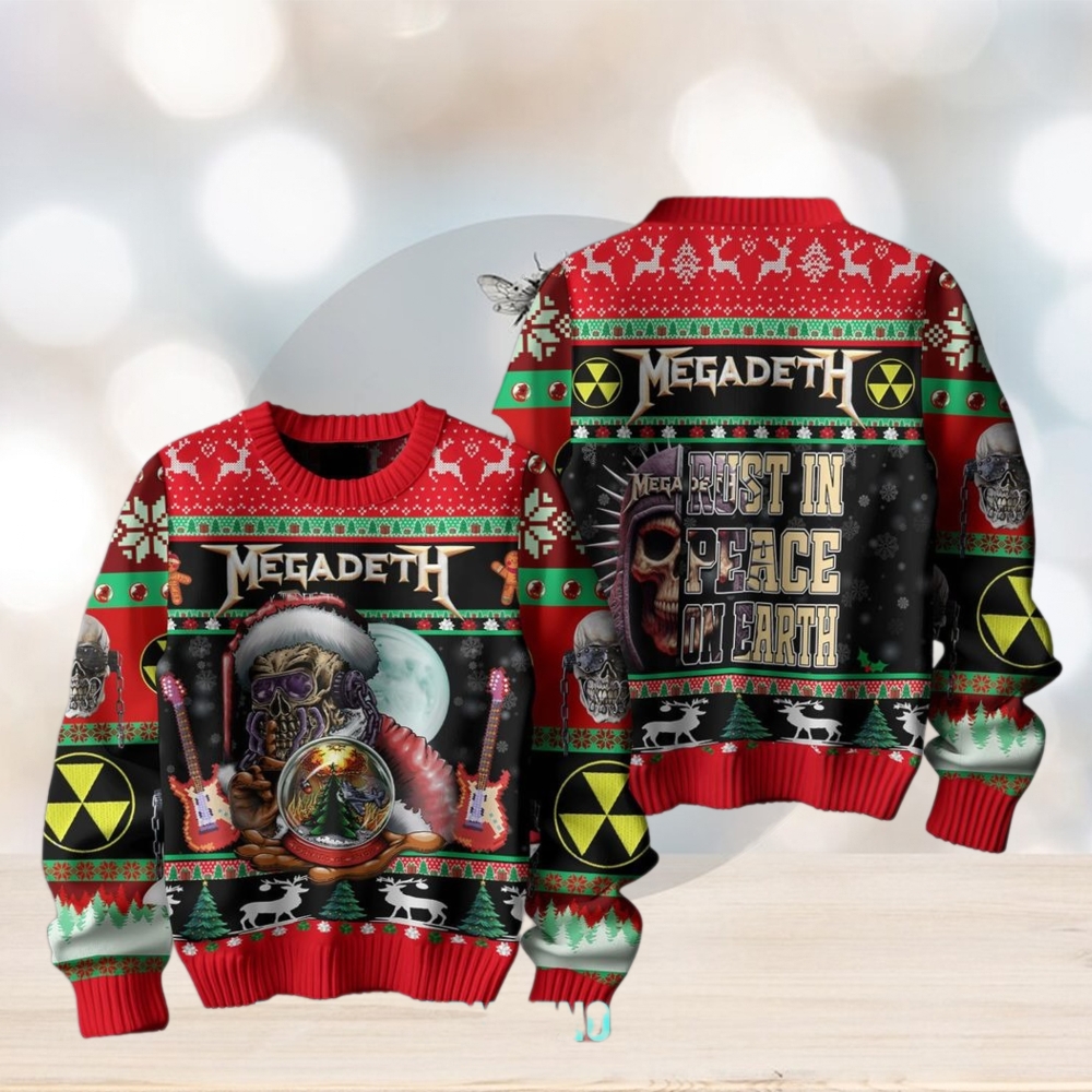 Megadeth Thrash Mental Band 2024 Ugly Christmas Sweater Megadeth Thrash Mental Band 2024 Ugly Christmas Sweater
