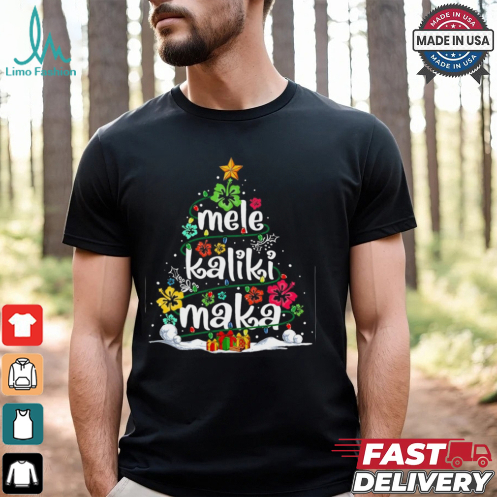 Mele Kalikimaka Tropical Christmas Hawaiian Santa Xmas Tree Christmas T Shirt Mele Kalikimaka Tropical Christmas Hawaiian Santa Xmas Tree Christmas T Shirt