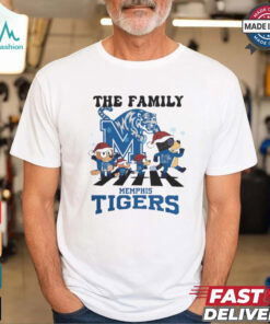 Memphis Tigers X Family Bluey Merry Christmas 2024 Shirt