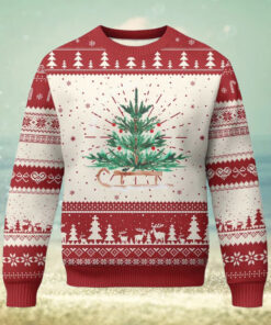 Merry & Bright Christmas Sleigh Ugly Christmas Sweater