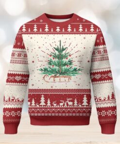 Merry & Bright Christmas Sleigh Ugly Christmas Sweater