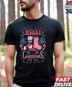 Merry Christmas Shirt, Xmas Lights Shirt, Bright Holiday T Shirt