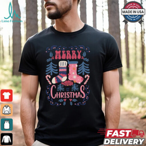 Merry Christmas Shirt, Xmas Lights Shirt, Bright Holiday T Shirt
