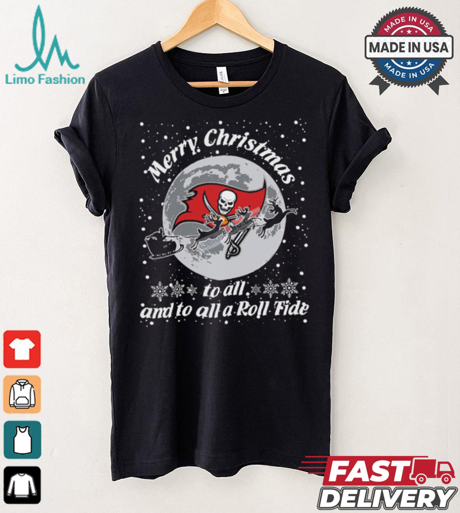 Merry Christmas To All And To All Tampa Bay Buccaneers Graphic T Shirt Merry Christmas To All And To All Tampa Bay Buccaneers Graphic T Shirt