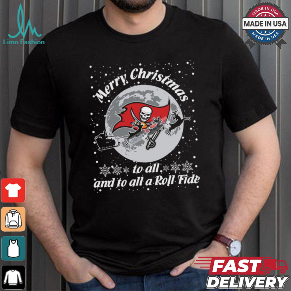 Merry Christmas To All And To All Tampa Bay Buccaneers Graphic T Shirt Merry Christmas To All And To All Tampa Bay Buccaneers Graphic T Shirt