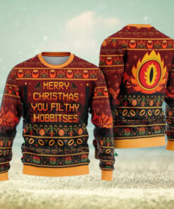 Merry Christmas You Filthy Hobbitses Ugly Christmas Sweater