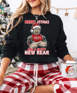 Merry Fitmas and a Happy New Rear shirt
