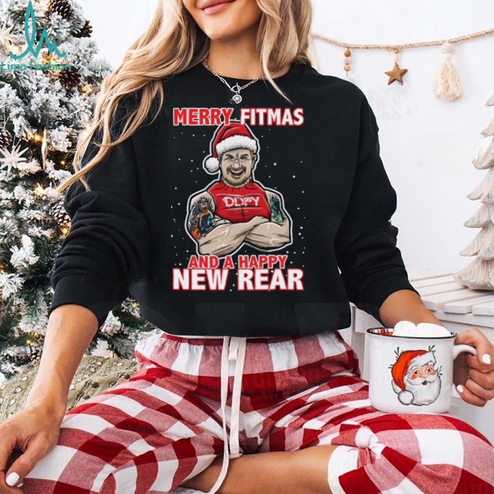 Merry Fitmas and a Happy New Rear shirt Merry Fitmas and a Happy New Rear shirt