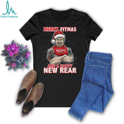 Merry Fitmas and a Happy New Rear shirt