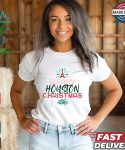 Merry Houston Texas Christmas Shirt