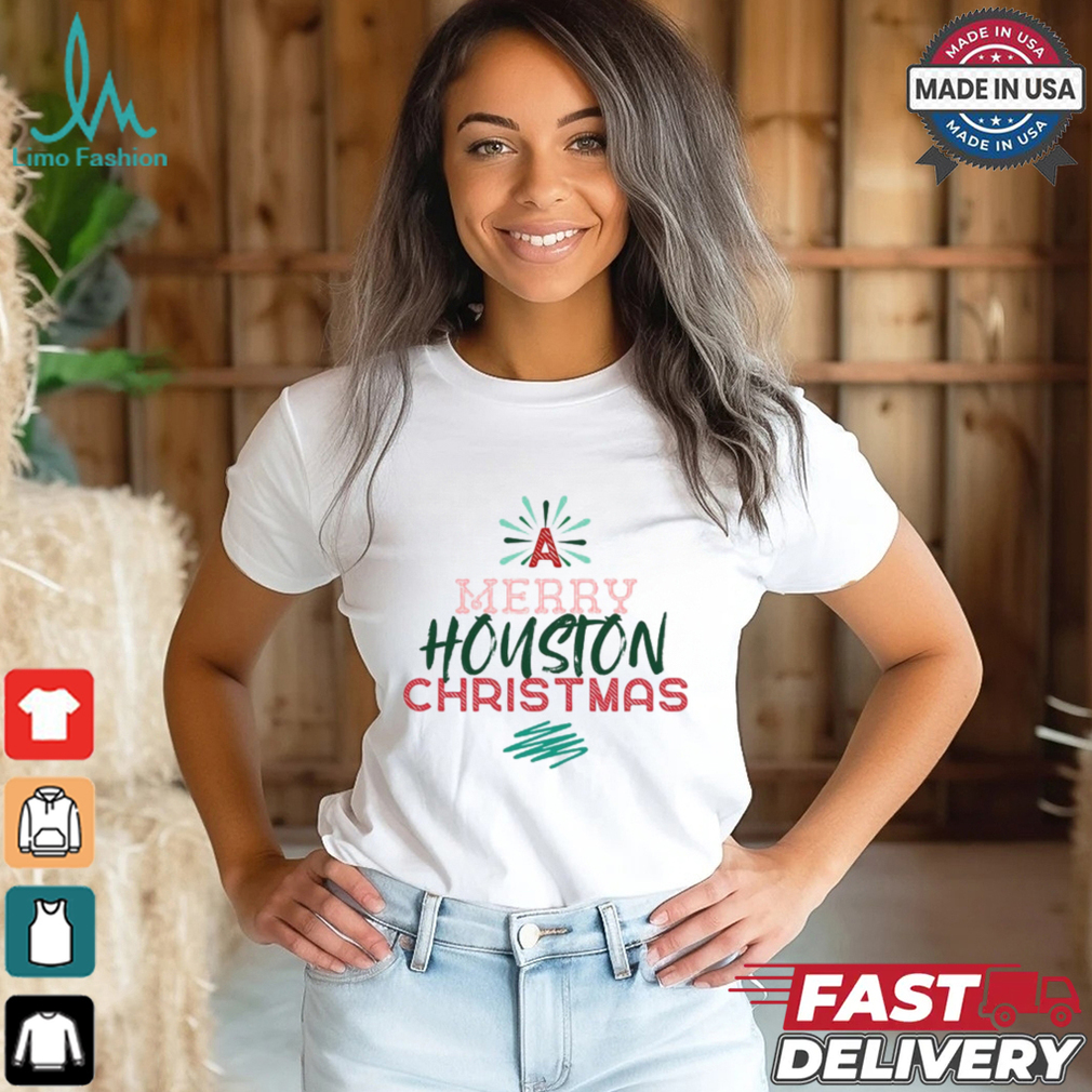 Merry Houston Texas Christmas Shirt Merry Houston Texas Christmas Shirt