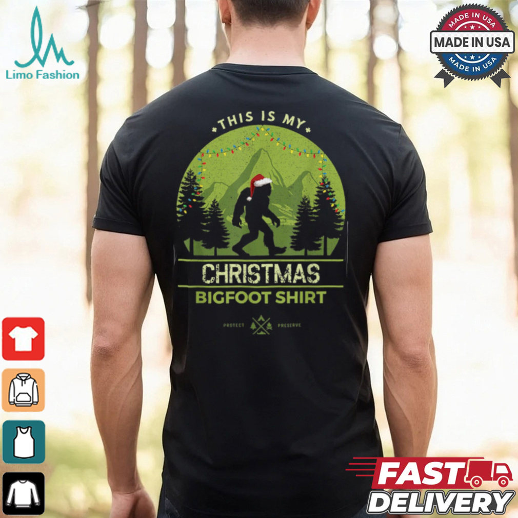 Merry Xmas Bigfoot Santa Squatch Christmas Yeti T Shirt Recovered Merry Xmas Bigfoot Santa Squatch Christmas Yeti T Shirt Recovered