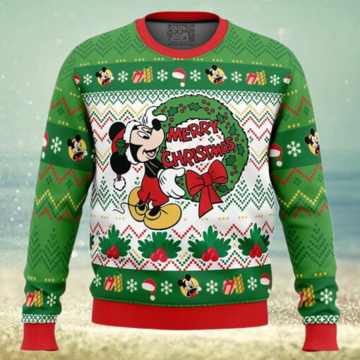 Merry christmas mickey mouse disney ugly christmas sweater