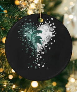 Michigan State Spartans Crystal Heart Shirt