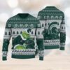 Michigan State Spartans Grinch Ugly Christmas Sweater