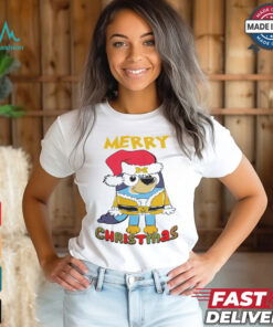 Michigan Wolverines Bluey Merry Christmas 2024 Shirt