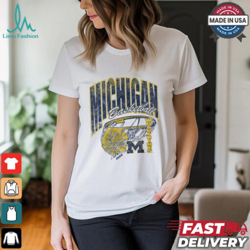 Michigan Wolverines Script Swish T Shirt